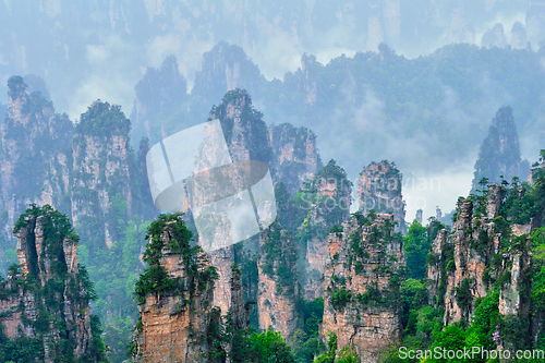 Image of Zhangjiajie mountains, China