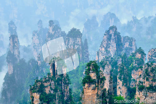 Image of Zhangjiajie mountains, China