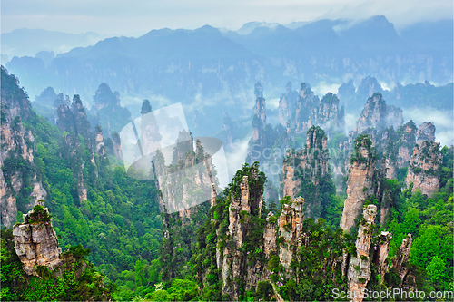 Image of Zhangjiajie mountains, China