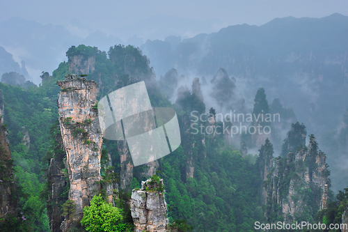 Image of Zhangjiajie mountains, China