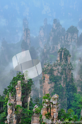 Image of Zhangjiajie mountains, China