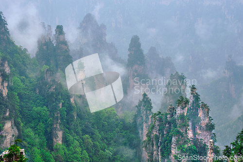 Image of Zhangjiajie mountains, China