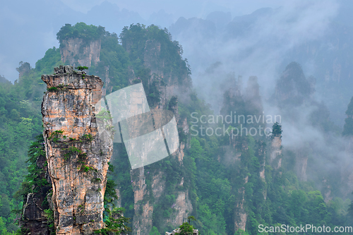 Image of Zhangjiajie mountains, China