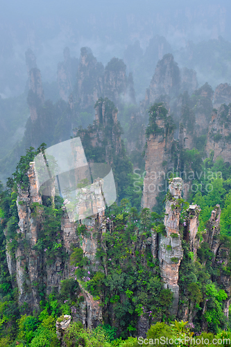 Image of Zhangjiajie mountains, China