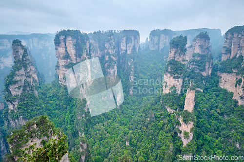 Image of Zhangjiajie mountains, China