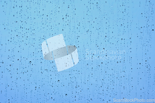 Image of Rain drops on window