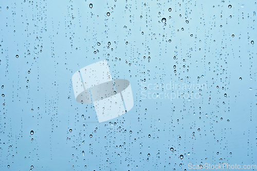 Image of Rain drops on window