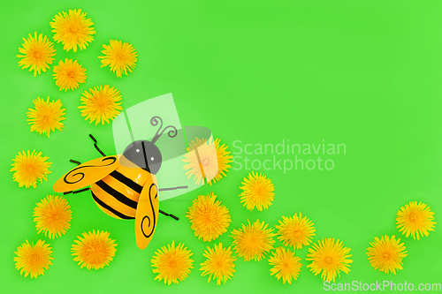 Image of Dandelion Flower Food for Bees