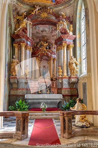 Image of Cathedral interior Kutna Hora. Czech Republic