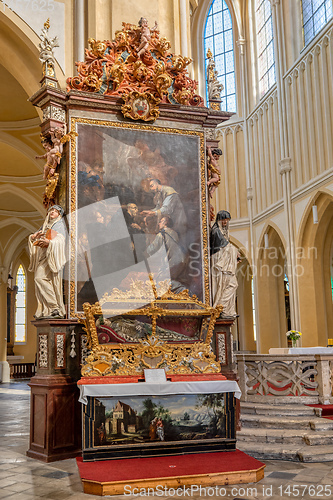 Image of Cathedral interior Kutna Hora. Czech Republic