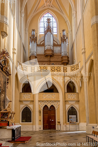 Image of Cathedral interior Kutna Hora. Czech Republic