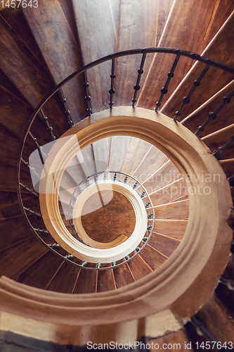 Image of Spiral stairs like snail, Kutna Hora, Czech Republic