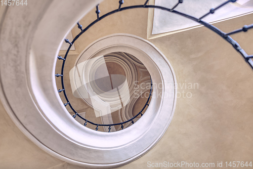 Image of Spiral stairs like snail, Kutna Hora, Czech Republic