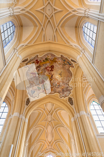 Image of Decorative ceiling in the Cathedral Kutna Hora