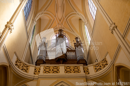 Image of Cathedral interior Kutna Hora. Czech Republic