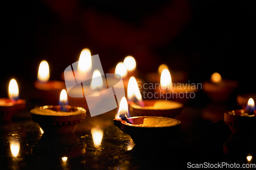 Image of Diwali lights, India