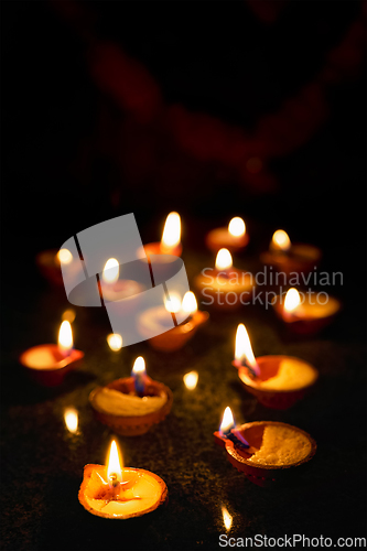 Image of Diwali lights, India