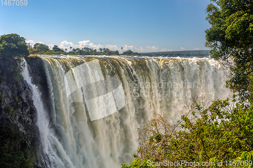 Image of The Victoria falls, Zimbabwe, Africa