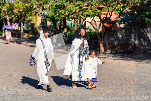 Image of Orthodox Christian ethiopian woman, Lalibela, Ethiopia