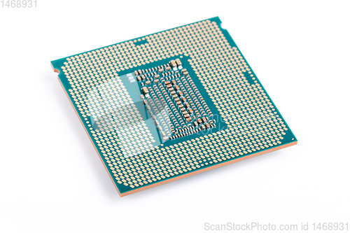 Image of modern computer processor 9th generation
