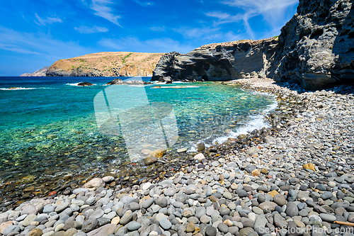 Image of Papafragas beach in Milos island, Greece