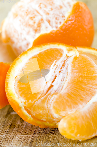 Image of tasty sweet juicy tangerines