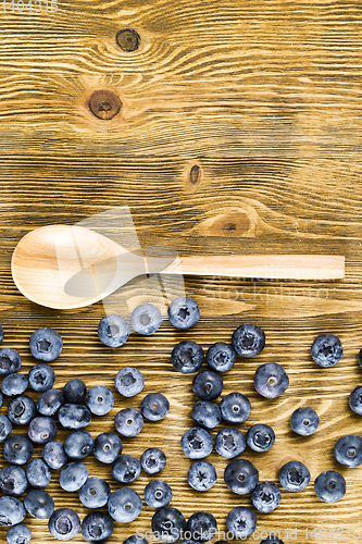 Image of Blueberry berries on a table