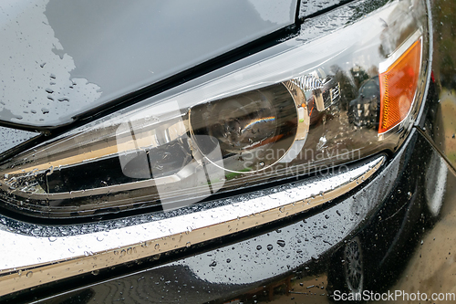 Image of car wash cleaning and prepare for detailing