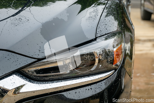 Image of car wash cleaning and prepare for detailing