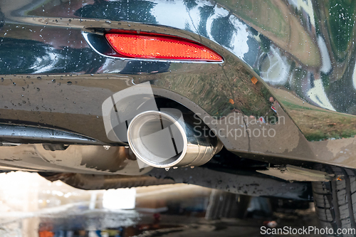 Image of car wash cleaning and prepare for detailing