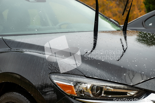 Image of car wash cleaning and prepare for detailing