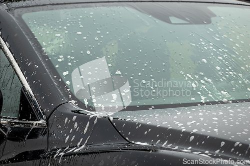 Image of car wash cleaning and prepare for detailing