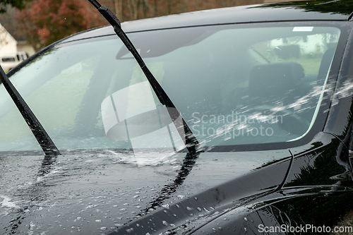 Image of car wash cleaning and prepare for detailing