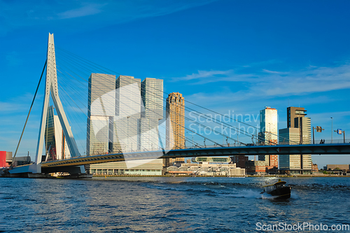 Image of Rotterdam cityscape , Netherlands