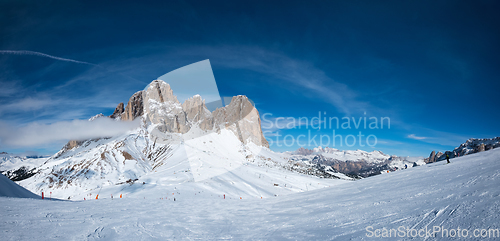 Image of Ski resort in Dolomites, Italy