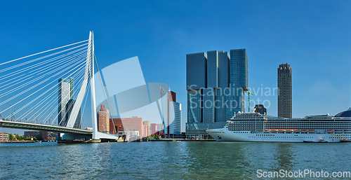 Image of Rotterdam cityscape, Netherlands