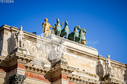 Image of Triumphal Arch of the Carrousel, Paris, France