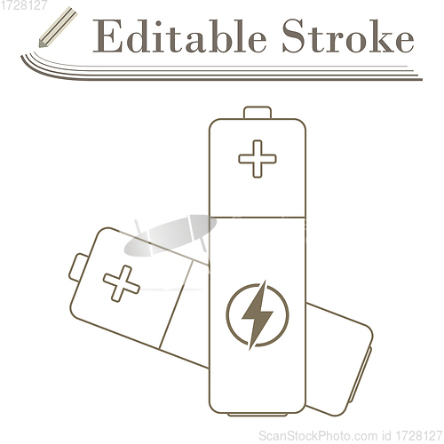 Image of Electric Battery Icon