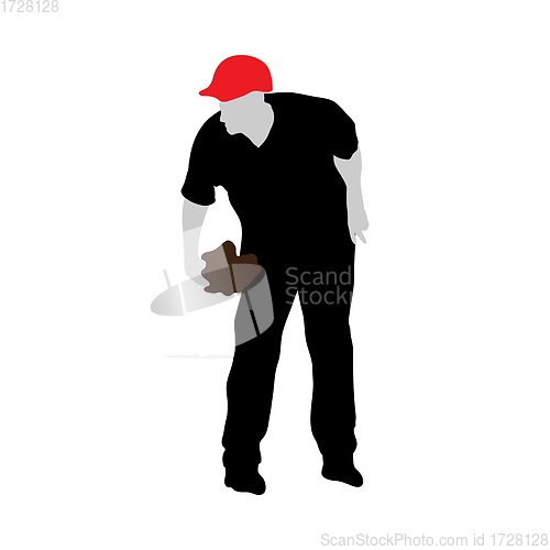 Image of baseball silhouette