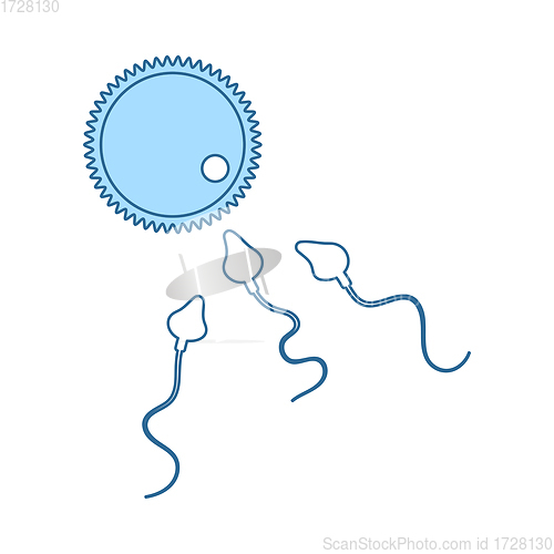 Image of Sperm And Egg Cell Icon