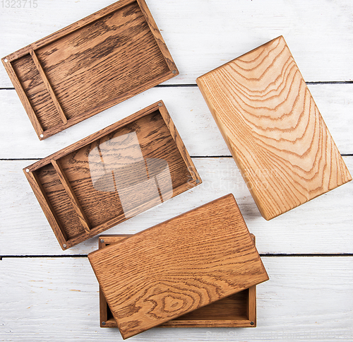 Image of Wooden photo box for photo storag