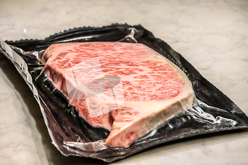 Image of Premium Rare Slices many parts of Wagyu A5 beef with high-marble