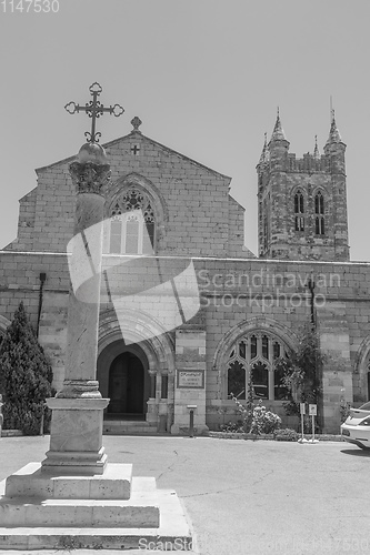 Image of Jerusalem church in old city - christianity and pray