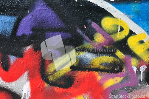 Image of smudged spray paint