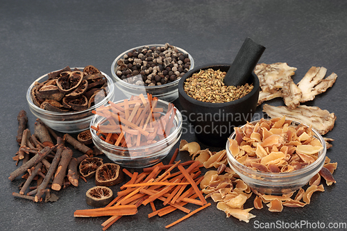 Image of Chinese Traditional Plant Based Herbal Medicine