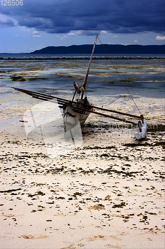 Image of hill lagoon and coastline in madagascar