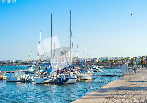 Image of Yachts in marina Portimao, Portugal