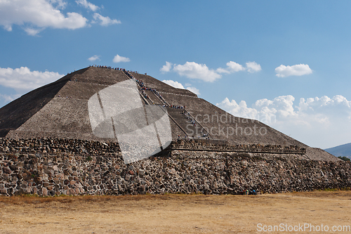 Image of Pyramid of the Sun. Teotihuacan, Mexico