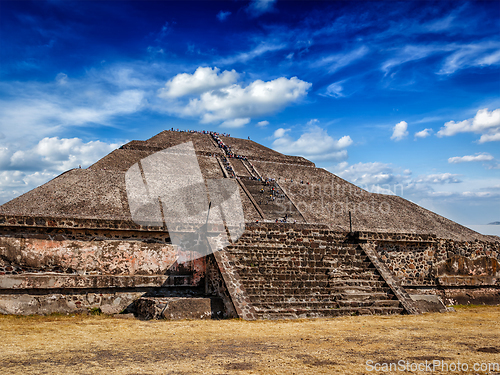 Image of Pyramid of the Sun. Teotihuacan, Mexico