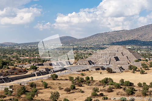 Image of Pyramid of the Moon. Teotihuacan, Mexico